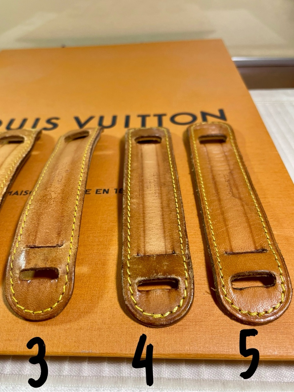 Louis Vuitton Vintage Vachetta MEDIUM 
Replacement Pad - Picture 6 of 16